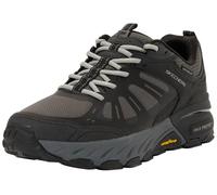 Skechers Max Protect Sherwood Ridge, Scarpe da Ginnastica Uomo, Black Leather/Synthetic/Charcoal Trim, 44 EU