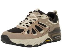 Skechers Max Protect Sherwood Ridge, Scarpe da Ginnastica Uomo, Taupe Leather/Synthetic/Black Trim, 46 EU