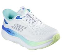 Skechers Max RunSneaker Donna, Tessuto Bianco Multi Trim, 37 EU
