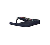 Skechers Meditation - Daisy Delight, Infradito Donna, Blu Navy, 39 EU