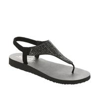 Skechers Meditation Glamorous Muse, Sandali Donna, Black, 37 EU
