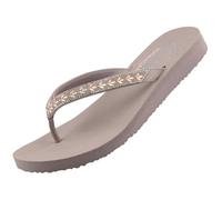 Skechers Meditation Lucky One - Infradito da donna, grigio., 38 EU
