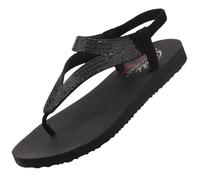 Skechers Meditation Vibrant Glow - Infradito da donna, Nero , 37 EU