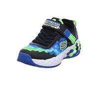 Skechers Mega-craft 2.0, Scarpe da ginnastica Bambini e ragazzi, Nero Black Blue Textile Synthetic Lime Trim, 37 EU