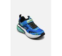Skechers Bambino Mega-Craft 4K Sneaker in Blu/Lime, Taglia 28, Lavabile in lavatrice