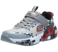 Skechers Mega-mestiere per bambini 3.0, Grigio/Multicolore, 2.5 Little Kid