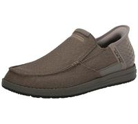 Skechers Melson-Bentin 210596, Mocassino Uomo, Beige, 43 EU