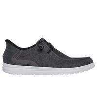 SKECHERS Melson-Coronado Nero/Grigio Slip-Ins Sneaker Scarpe Uomo Taglie 7-14 /
