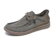 Skechers Melson-Coronado, Scarpe da Ginnastica Uomo, Kaki, 40 EU