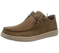 Skechers Melson Ramilo, Mocassino Uomo, Pelle Del Deserto, 46 EU