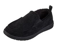 Skechers Melson Willmore, Pantofole Uomo, Black Microfiber, 47.5 EU