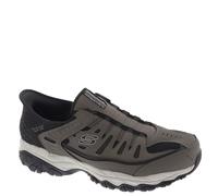 Skechers Men's Afterburn M. Fit Ridgeburn Slip-in Loafer, Brown, 13 X-Wide