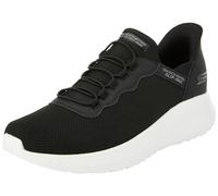 Skechers Bobs Squad Caos Hype Quotidiano, Senza Lacci Uomo, Finiture Bianche in Maglia Nera, 48.5 EU