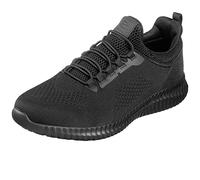 Skechers Uomo Work Relaxed Fit: Cessnock Sneaker in Nero, Taglia 46