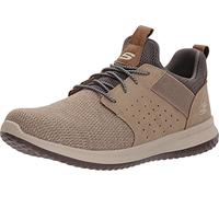 Skechers Men's Classic Fit-Delson-Camden Sneaker,Taupe,14 Wide US