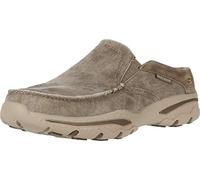 Skechers Men's Creston-Slip On Canvas Loafer, Khaki, 8 Medium US