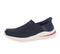 Skechers Delson 3.0 Cabrino Slip-On Uomo, Maglia Blu Marino., 47.5 EU
