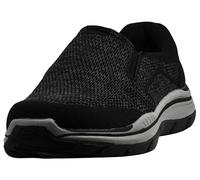 Skechers Men's Expected 2.0-Arago Slip On Canvas Loafer, Black, 10.5 Medium US