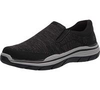Skechers Men's Expected 2.0-Arago Slip On Canvas Loafer, Black, 10 Medium US