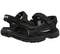 Skechers Sandalo Sportivo da Uomo Gander-Louden, Nero, 43 EU