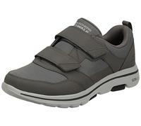 Skechers Men's Gowalk-Athletic Hook And Loop Walking Shoes | Two Strap Sneakers | Air-Cooled Foam, Khaki, 10