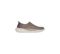 Skechers Men's Hands-Free Slip-ins Slade Deacon Sneaker, Taupe Knitted Mesh, 45 EU