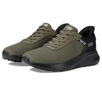 Skechers Men's Hands Free Slip-ins Squad Chaos-Balanced Edge Sneaker, Verde Oliva, 42.5 EU