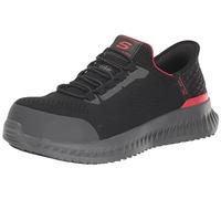 Skechers Men's Hands Free Slip-Ins Tilido Fletchit Comp Toe Construction Shoe, Black, 7