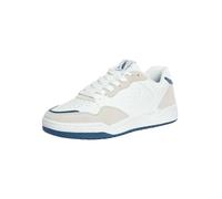 Skechers, Koopa Volley Low Lifestyle Uomo, Pelle Scamosciata Bianco Duraleather Mesh N, 43 EU