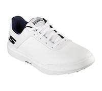 Skechers Sneaker da Uomo Max 2 Arch Fit Impermeabile Senza Punta Scarpe da Golf, Bianco Blu Marino, 42.5 EU