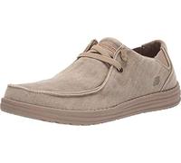 Skechers Men's MELSON-Raymon Canvas Slip ON Moccasin, TPE, 7 Medium US