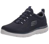 Skechers Mens Men's Summits Louvin Loafer, Navy, 14 Wide US