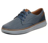 Skechers Scarpe da Uomo Moreno Canvas Oxford, Blu Nvy 417, 45.5 EU