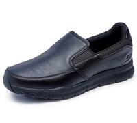Skechers Men's Nampa-Groton Food Service Shoe, Nero, 40.5 EU