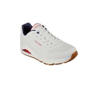 SKECHERS Mens Sport Casual Uno Supporto On Air Sneakers Uomo 52458 Bianco/Navy/