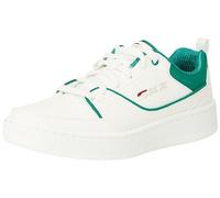 Skechers Sport Court 92 Ottoman, Sneaker Uomo, Bordo Verde Duraleather Bianco, 42.5 EU