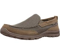 Skechers Men's Superior Wilford Sneaker, Brown, 10 W US