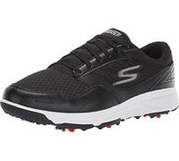 Skechers Men's Torque Sport Fairway Relaxed Fit Spiked Golf Shoe, Black/White, 11.5 M US