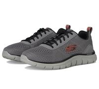 Skechers Scarpe da Ginnastica Uomo Track Leshur Carbone 41 EU