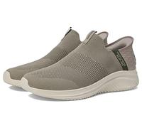 Skechers Men's Ultra Flex 3.0-Viewpoint Sneaker Loafer, Taupe Olive, 42 EU