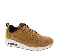 Skechers Men's Uno Hideaway Sneaker, Whiskey, 9 UK Wide