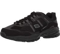 Skechers Men's Vigor 2.0 Trait Sneaker, Nero, 8 UK Wide