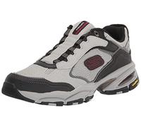 Skechers Men's Vigor 3.0 Slip-on, Mocassino Uomo, Grigio/Nero, 42 EU