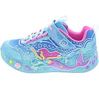 Skechers Mermaid Dreams, Scarpe da Ginnastica, Blue, 32 EU