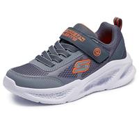 Skechers Meteor-Lights Krendox - Scarpe da Ginnastica da Ragazzo, Grey,