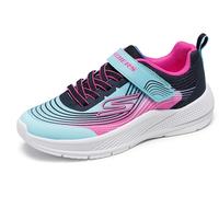 Skechers Scarpe da ginnastica MICROSPEC ADVANCE Bambina Turchese/Blu Notte/Rosa Neon Taglia 23