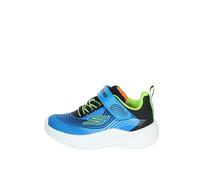 Skechers Microspec Advance - Scarpe da Ginnastica, Black/Lime,