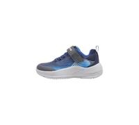 Skechers Microspec Advance Scarpe da Ginnastica da Bambini e Ragazzi, Navy & Blue Textile/Navy Synthetic/Charco, 27 EU