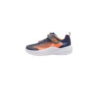 Skechers Microspec Advance - Scarpe da Ginnastica, Navy/Orange,