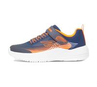 Skechers Microspec Advance - Scarpe da Ginnastica, Navy/Orange,